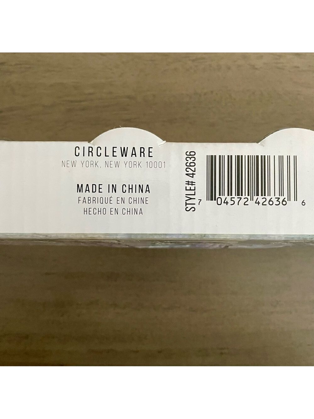 Circleware Denham Radiance Pearl 1.6oz Clear Luster Shot Glass S/4 NWT - Picture 12 of 13